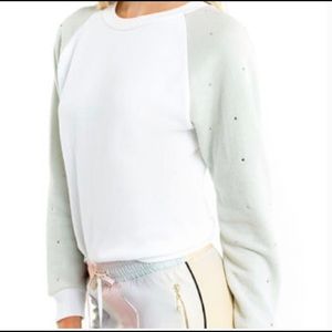 *NEW* Wildfox Glitz Sleeve sweatshirt- Small